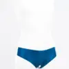 Latex Crotchless Panties – Open Crotch Metallic Blue Briefs