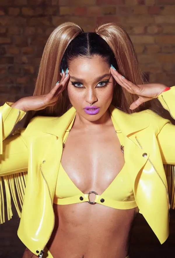 Latex O Ring Bikini Top