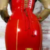 Military Style Latex Underbust Corset