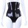 High Waist Latex Briefs