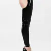 BDSM Crotchless Latex Leggings - Open Front & Rear