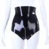 High Waist Latex Knickers with Full-Length Zipper