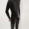 Men's Latex Catsuit - Dual Chest Zips & Snap Crotch