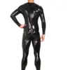 Men's Rubber Suit with discreet crotch zipper