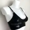 Latex Bra with Adjustable Straps and Zipper in Any Colour