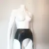 High-Waisted Latex Garter Belt – Handmade Natural Rubber Lingerie
