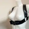 Adjustable shoulder straps on heavy duty latex harness