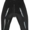 Latex Crotch Zip Leggings