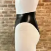Dominique High-Cut Latex Knickers with Triple-Zip Access